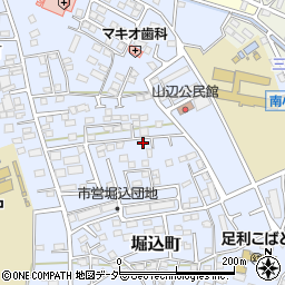 栃木県足利市堀込町2946-10周辺の地図