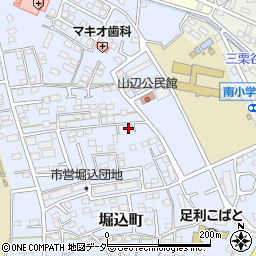 栃木県足利市堀込町2946-5周辺の地図