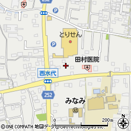 栃木県栃木市大平町西水代1839周辺の地図