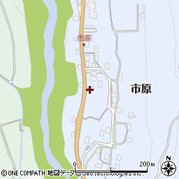石川県白山市市原甲周辺の地図