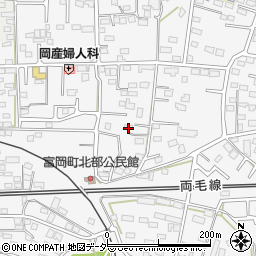 栃木県佐野市富岡町38周辺の地図