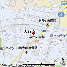 栃木県小山市大行寺1024周辺の地図