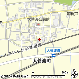 石川県加賀市大菅波町タ120周辺の地図