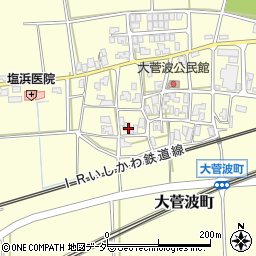 石川県加賀市大菅波町タ85周辺の地図
