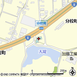 石川県加賀市分校町前山周辺の地図
