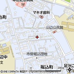 栃木県足利市堀込町2925-30周辺の地図