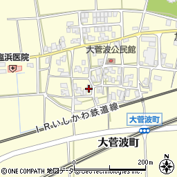 石川県加賀市大菅波町タ101周辺の地図