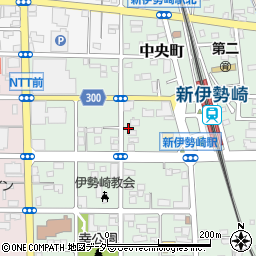 群馬県伊勢崎市中央町周辺の地図