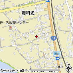 長野県安曇野市豊科光1600周辺の地図