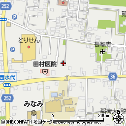 栃木県栃木市大平町西水代1832周辺の地図