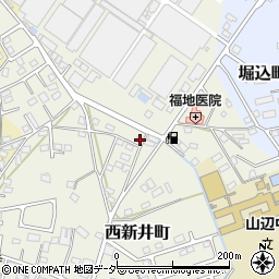 栃木県足利市西新井町3455-5周辺の地図