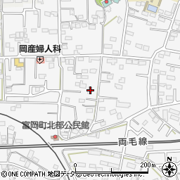 栃木県佐野市富岡町40周辺の地図