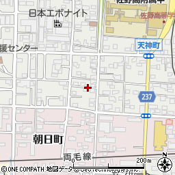 栃木県佐野市天神町周辺の地図