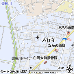 栃木県小山市大行寺1001周辺の地図
