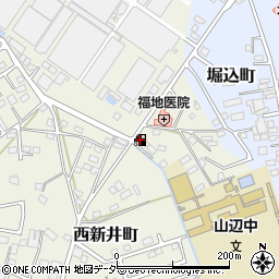 ＥＮＥＯＳ足利西新井ＳＳ周辺の地図