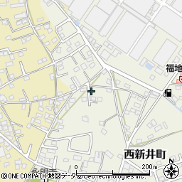 栃木県足利市西新井町3422周辺の地図