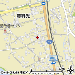 長野県安曇野市豊科光1601周辺の地図