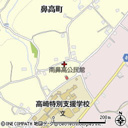 群馬県高崎市鼻高町1706周辺の地図