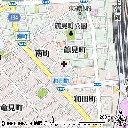 高崎鶴見町郵便局周辺の地図