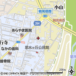 栃木県小山市大行寺1085周辺の地図