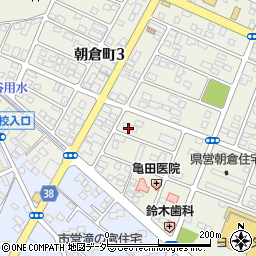 鍵の１１０番・朝倉町周辺の地図