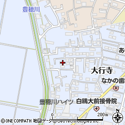 栃木県小山市大行寺1006周辺の地図