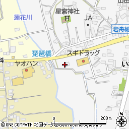 セブンイレブン栃木岩舟静店周辺の地図