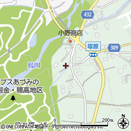 長野県安曇野市穂高柏原4513周辺の地図