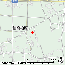長野県安曇野市穂高柏原2890周辺の地図