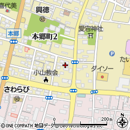 松本茶華道教室周辺の地図