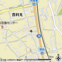 長野県安曇野市豊科光1644周辺の地図