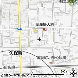 栃木県佐野市久保町周辺の地図