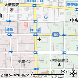 ＮＴＴ東日本伊勢崎ビル周辺の地図