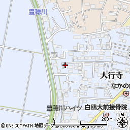 栃木県小山市大行寺1007周辺の地図