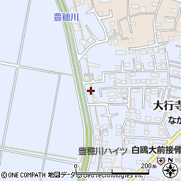 栃木県小山市大行寺921周辺の地図