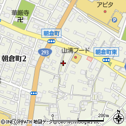 栃木県足利市朝倉町445-4周辺の地図