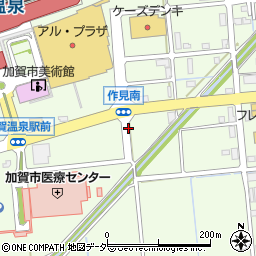 石川県加賀市作見町ヌ周辺の地図