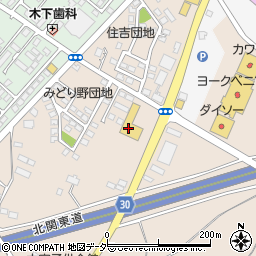 茨城トヨタ自動車　友部店周辺の地図