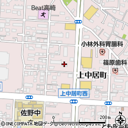 三協フロンテア株式会社　高崎出張所周辺の地図