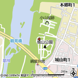 城山公園トイレ２周辺の地図