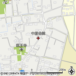 中里会館周辺の地図