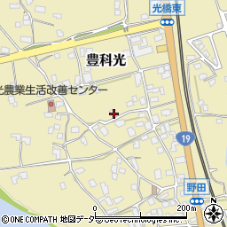 長野県安曇野市豊科光1418周辺の地図