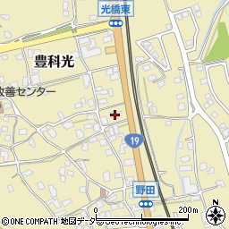 長野県安曇野市豊科光1645周辺の地図
