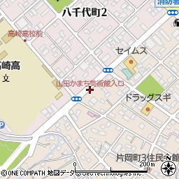 山田かまち美術館入口周辺の地図
