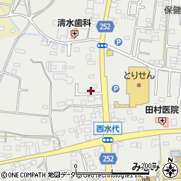 栃木県栃木市大平町西水代1952周辺の地図