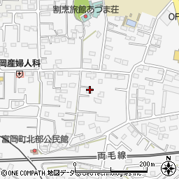 栃木県佐野市富岡町44周辺の地図