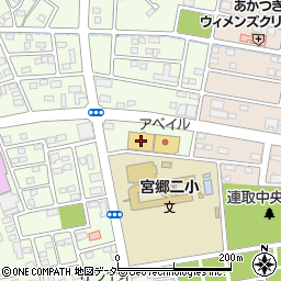 シャンブル伊勢崎店周辺の地図