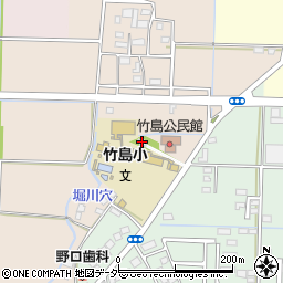竹島神社周辺の地図