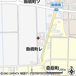 石川県加賀市動橋町レ9周辺の地図