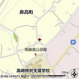 群馬県高崎市鼻高町1722周辺の地図